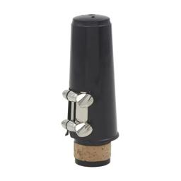 Bocal clarinete plástico braçadeira tampa Instrumentos cor preta - Image 3
