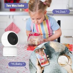 Camdepot-Câmera IP Onvif para NVR, Rastreamento AI, Detecção Humanoide, Áudio Bidirecional, Monitor PTZ Baby, Área de Alarme, 2.4GHz, ICSEE, 3MP - Image 5