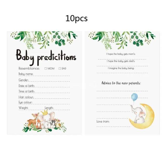Jogo de Chá de Bebê Q6PE: Mensagens Engraçadas para Pais e Conselhos Divertidos em Gênero Neutro para Festa de Banho