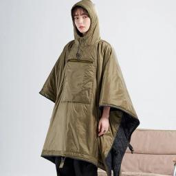 Saco de dormir Wearable Camping, capa, poncho, cobertor com capuz, resistente à água, inverno - Image 1