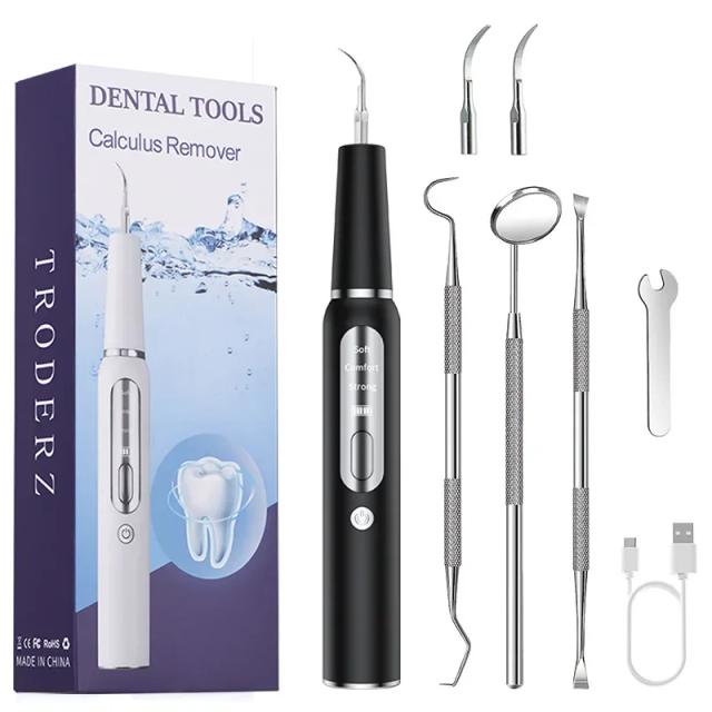 Escova Ultrassônica para Pets: Kit Completo de Cuidados Dentários com Removedor de Tártaro e Ferramenta de Limpeza para Cães e Gatos