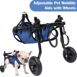 Cadeira de rodas para cachorro grande com deficiência, Hind Limb Booster, Pet Cart para gato e cachorro, Exercício de reabilitação geral - Image 1