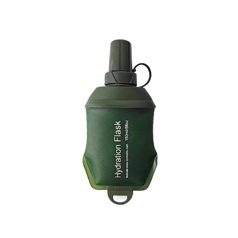 Garrafa água dobrável extensível, garrafa água flexível reutilizável para caminhadas, viagens, esportes ar - Image 1