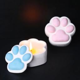 Caixa de armazenamento de garra de gato, molde de silicone diy com tampa, jarra de vela, artesanato, gesso, resina de concreto, cinzeiro, moldes de fundição, decoração de casa - Image 2