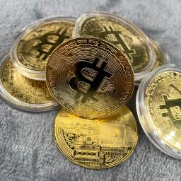 Moeda Virtual Medalha Moedas Comemorativas, Artesanato de Metal, Presentes de Negócios, Bitcoin, 1Pc, 2Pcs, 5Pcs - Image 4