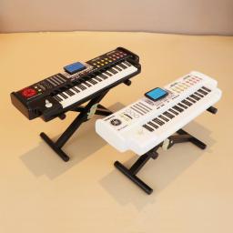 Miniatura Réplica De Órgão Eletrônico, Mini Modelo De Teclado, Instrumento Musical, Dollhouse Acessórios, Decoração - Image 2