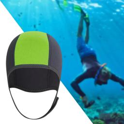 3mm neoprene chapéu de mergulho cabeça capa proteção orelha inverno quente capuz mergulho wetsuit para canoagem surf kayak unisex - Image 5