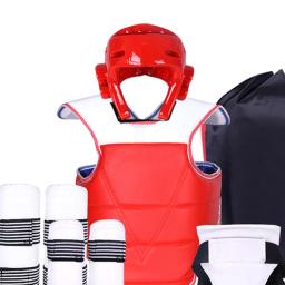 Multifuncional Professional Taekwondo Protective Gear Set, Groin Guard, Uniforme para Casa, Ginásios, Instalação simples - Image 5