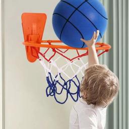 Conjuntos De Brinquedo De Basquete De Plástico Indoor Infantil, Mini Bomba De Bola Inflável, Encosto Rim, Jogo De Parede De Crianças - Image 6
