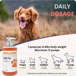 Dog's Natural Herbal Salt Oil, Sem tratamento químico, Ácidos graxos ômega, Suplementos nutricionais, Pet, 8 floz, 200ml, 21 - Image 2