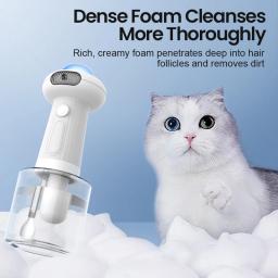 ROJECO-Máquina Automática de Fabricação de Espuma para Pet, Carregamento USB, Saboneteira Inteligente para Gato e Cão, Acessórios Recarregáveis para Duche - Image 6