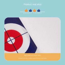 1 conjunto de presentes para famílias, mini jogo de curling de mesa, dobrável, lazer, shuffleboard, jogo de curling, entretenimento, portátil, crianças e adultos - Image 2