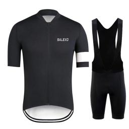 Conjunto de ciclismo manga curta para homens, camisa de bicicleta, camisa preta, conjunto de ciclismo verão, 2023 - Image 2