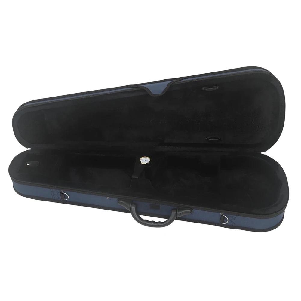 Caso Violino Full Size, leve, portátil, caixa do violino, caso de armazenamento triangular, acessórios para instrumentos musicais, 4/4 - Image 1