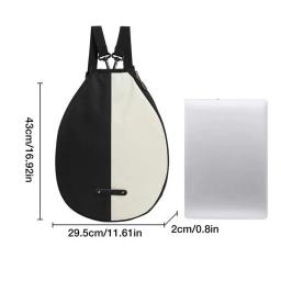 Bolsa de tênis ajustável para homens e mulheres, Raquetes de Badminton, Crossbody Bag, Sling Backpack, Holds Tennis - Image 6