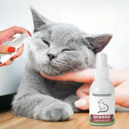 Spray de feromona anti-stress para gatos, calmante, estresse, calmante, reconfortante, treinamento, relaxante gatinho, novo, 1pc - Image 4