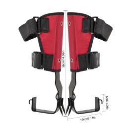 Conjunto de equipamentos de escalada de árvore, equipamento de escalada de árvore com cinto, conjunto de ferramentas de escalada de árvore com cinto de arnês ajustável para escalada de árvore - Image 6