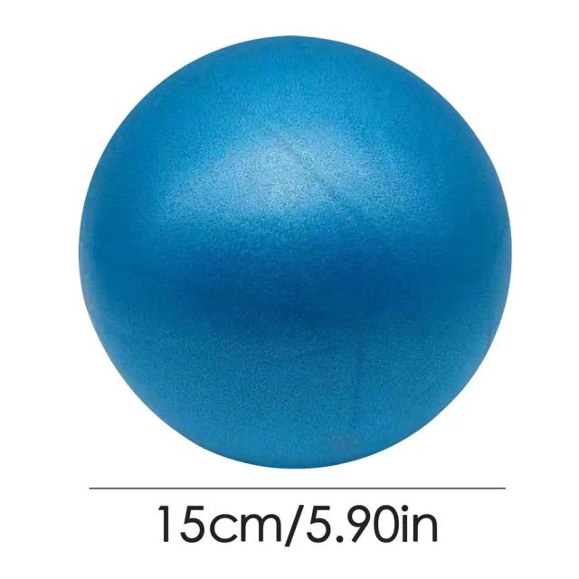 Bola de Pilates Mini 15cm PVC Antiderrapante para Exercícios em Casa e Academia