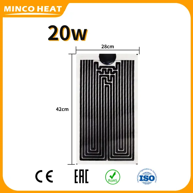 Almofada de Aquecimento para Répteis Minco com Controle de Temperatura - 5W/7W/14W/20W para 220V-240V com Tecnologia de Grafeno