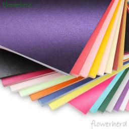 A4 250gsm colorido pérola artesanato papel envoltório handmand origami cor scrapbooking papel brilhante cartolina papel fazendo papelão - Image 1