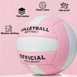 Ultimate Voleibol para Treinamento Esportivo, Toque Suave, Profissionais para Treinamento Exterior e Interior, Experiência Não-Tóxica, No.5 - Image 4
