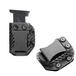 Porta Carregador Kydex Taurus touro pt638 pt838c pt838 th380 pt938 pt738 Pt58 PT59 Th Velado Clipe de metal tático 10 15 Tiros 380 ACP coldre cintura escondido - Image 3