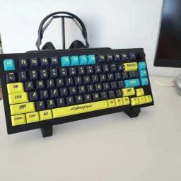 Suporte de parede do teclado, Game Handle, suporte do computador, armazenamento em rack, destacável, apto para teclado mecânico, 2 pcs - Image 3