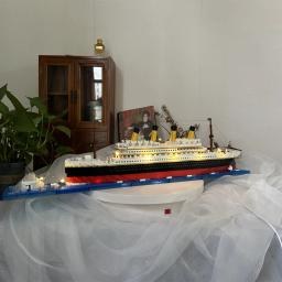 Titanic Micro Mini Kit De Construção De Tijolos Modelo 3D Conjunto De Brinquedos, Decoração De Casa Única, Presente Perfeito Para Amigos Que Amam Modelos Históricos - Image 3