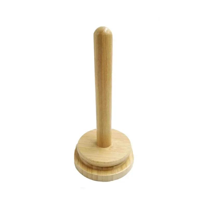 Suporte de fio de madeira, ferramentas de tricô rotativas, acessórios de crochê para iniciantes, carretel de linha de costura, enrolador de bola de lã, ferramenta de suporte - Image 1