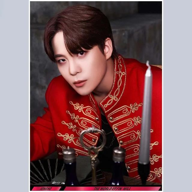 Cartazes Decorativos de KPOP ATEEZ - Adesivos de Parede do Álbum THE WORLD EP FIN: VONTADE com San Yeosang e Mingi, 1 ou 2 Peças por Conjunto