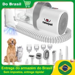 Newpet Aspirador de pó para pêlos de animais e kit para pêlos de cães com copo de pó para pêlos de animais com capacidade de 2,5 L e escova para cães para aspirador de pêlos de animais - Image 1