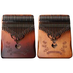 Full Wood Kalimba com furo de som para iniciantes, 21 chaves, instrumento musical, inclui instrução bolsa de transporte, Tune Hammer - Image 5