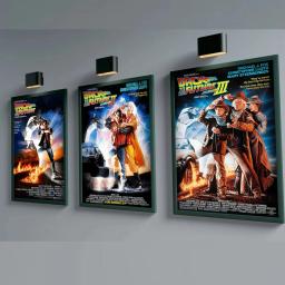 De Volta Para O Futuro Trilogia Posters de Filmes, Pintura Decorativa, Wall Art, Canvas Prints, Living Room Pictures, Home Decor - Image 1