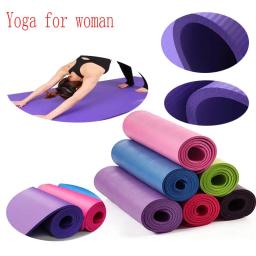 Tapete de ioga de borracha nitrílica antiderrapante 10mm grosso, Almofada portátil para dança ginástica, suporte para tablet, treinamento físico, portátil específico, Deluxe - Image 1