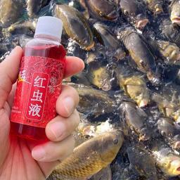 Red Worm Fish Bait Additive, Líquido Concentrado, Atrativo de Peixe com Perfume Sanguíneo, Acessórios de Pesca Universais, 60ml - Image 4