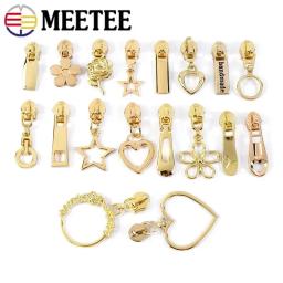 Zíperes para Nylon Ziper Repair Kit, Fecho com Zíper, Sliders, LightGold, Zip Extrator, Zips Saco, Lock Head, Substituição, 5 #, 10Pcs - Image 5