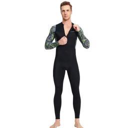 Protetor solar fino roupa de banho surf mergulho terno upf50 + manga longa uma peça wetsuit masculino mergulho subaquático maiô - Image 4