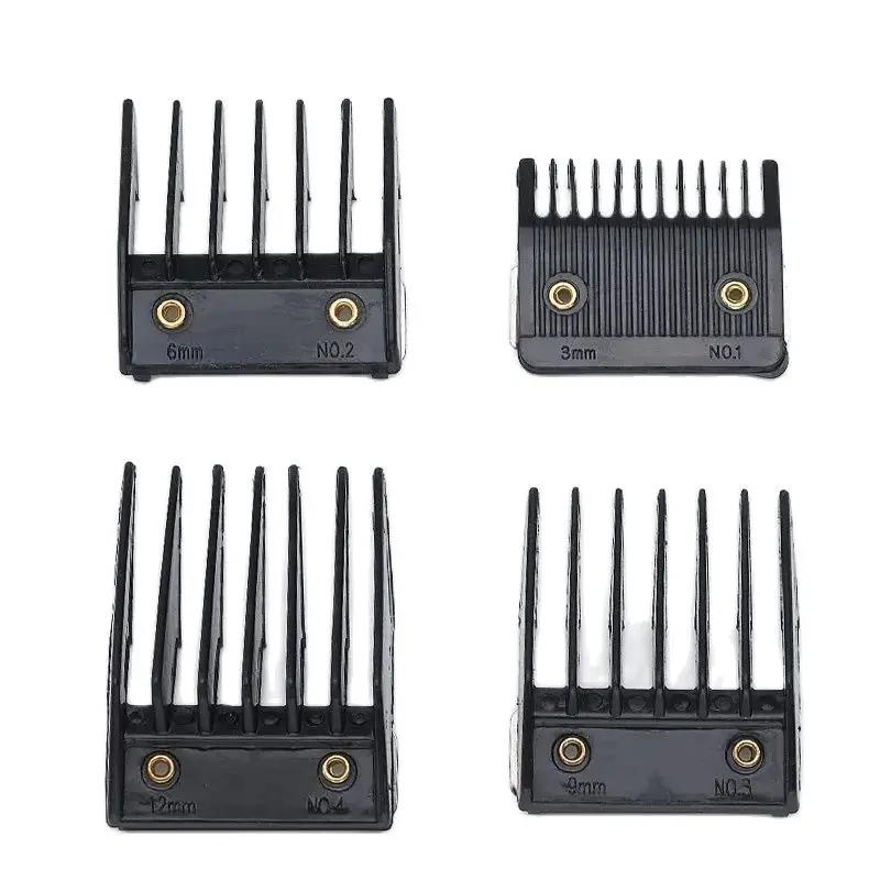 Conjunto de 4 pentes de fixação para wahl com encosto metálico, guia de corte, 3mm, 6mm, 9mm, 12mm - Image 1