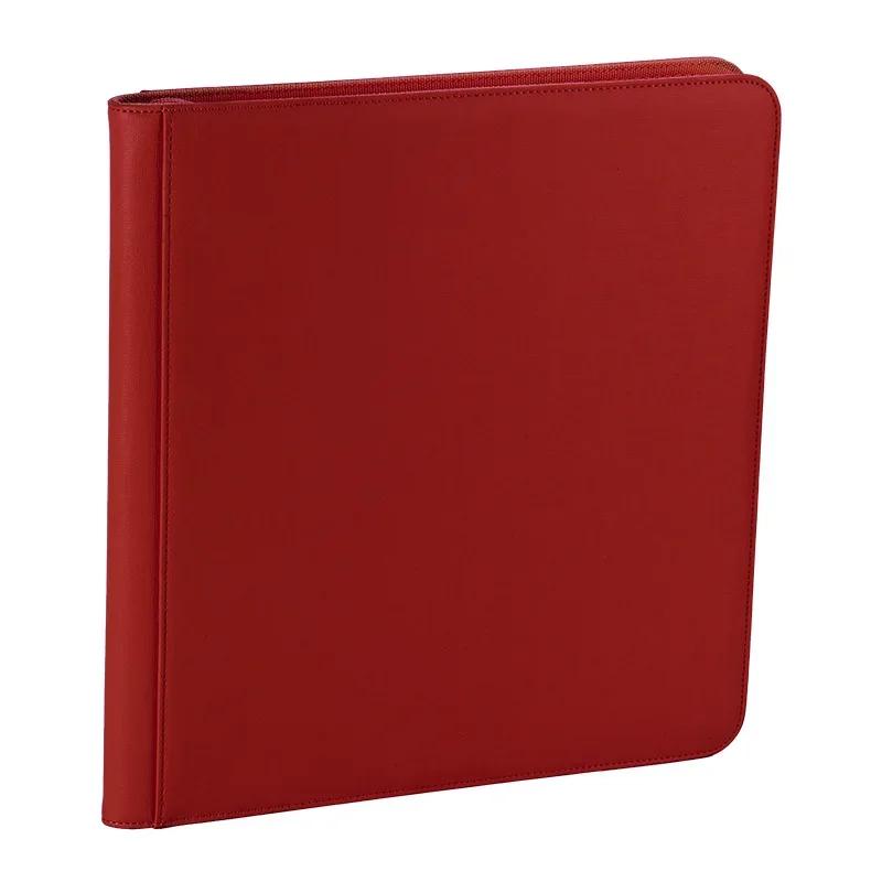 Porta-cartões de negociação com mangas, 12 bolsos, PU futebol, beisebol, coletores álbum, segurar 480 cartões, fichário - Image 1