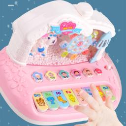 Instrumento Musical com Som e Luz, Brinquedos Aprendizes do Floco de Neve, Piano Eletrônico, Presentes para Meninos e Meninas, 1 Ano, 2 Anos, 3 Anos - Image 4