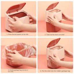 Cat Litter Box Bin, Lixo de dupla camada de excremento, totalmente fechado, grande capacidade, Bedpan WC, Pet Products Supplies - Image 2