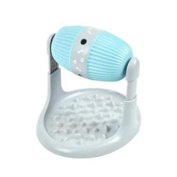 Alimentador para animais de estimação divertido brinquedo para cães tambor bola de vazamento gato tigela de comida lenta dieta saudável altura ajustável durável multifuncional suprimentos para animais de estimação - Image 4