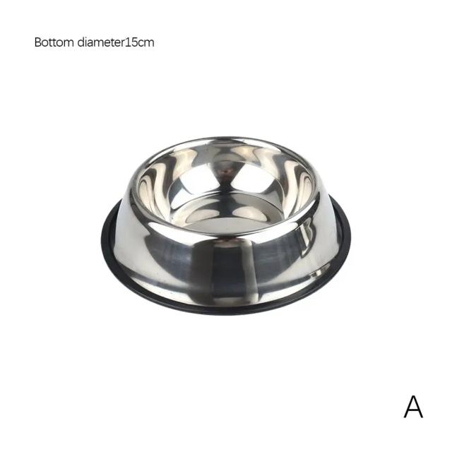 Acessório de Alimentação para Pets: Bowl de Aço Inoxidável Grande e Atraente