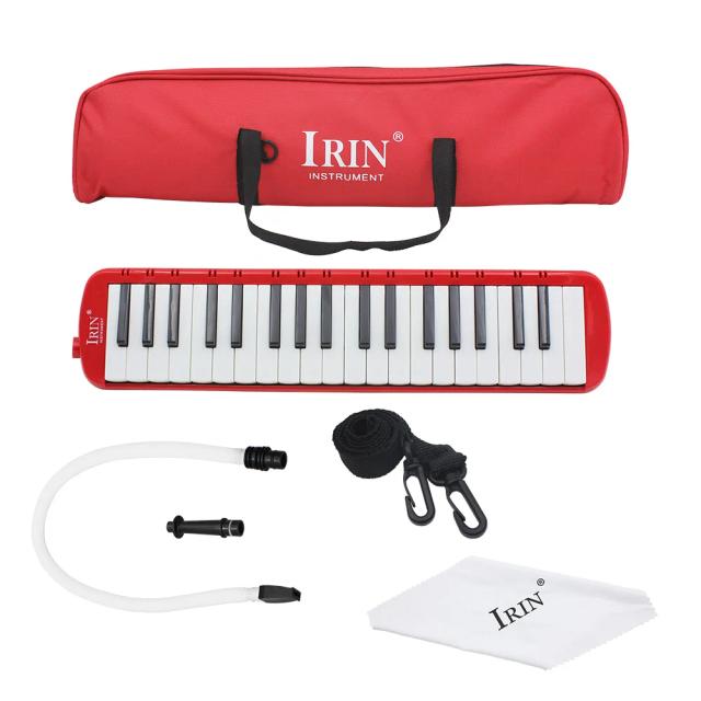 Piano Boca IRIN com Bolsa de Transporte - Instrumento Musical Ideal para Iniciantes e Prática, 37 Teclas Melofone