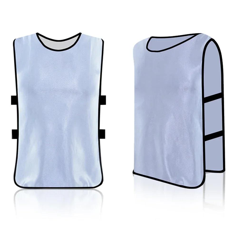 Coletes de treinamento para adultos, secagem rápida, respirável, malha, colete de treinamento, basquete, críquete, futebol, rugby, 1pc - Image 1