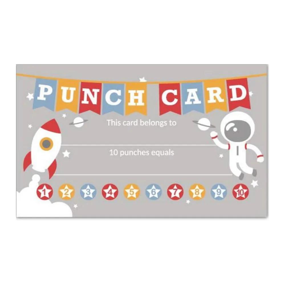 Cartão de incentivo para professores, motivação, comportamento infantil, casa, suprimentos para sala de aula, cartões perfuradores, 3,5x2 ", 10-50pcs - Image 1