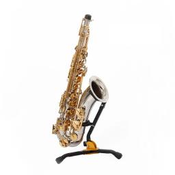Suporte dobrável do saxofone Alto, acessórios do instrumento do sopro, suporte do tripé, peças portáteis do suporte do assoalho do metal - Image 2
