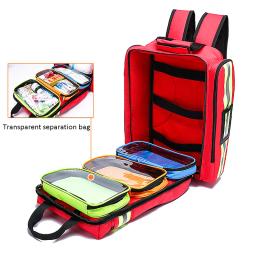 Saco de alívio do desastre kit primeiros socorros emergência resgate mochila grande capacidade classificada armazenamento kits sobrevivência organizador médico - Image 5
