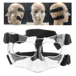 Máscara de escudo facial de basquete para homens e mulheres, máscaras de treinamento esportivo, nariz e rosto para adultos - Image 3