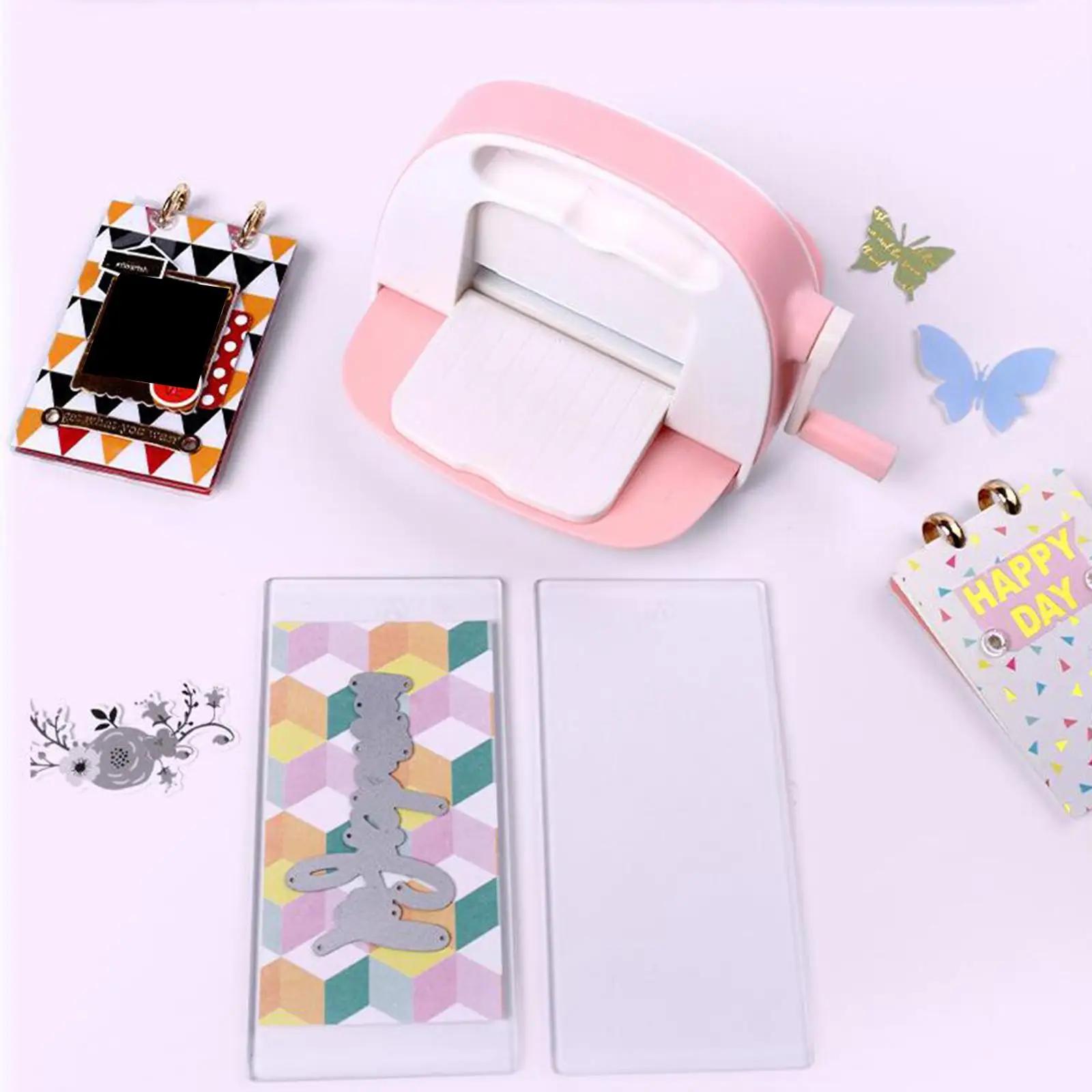 Artesanato Embossing Machine Kit, Fazendo Cardmaking Embossing, Manual Photo Album Decorativo, Fácil Operação - Image 1